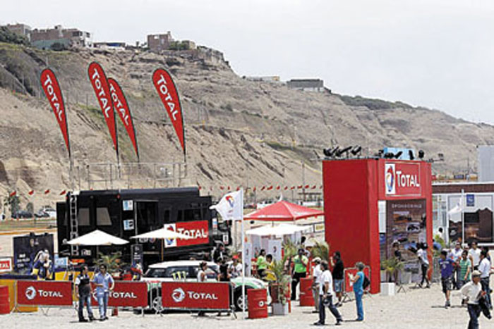 La marca tuvo presencia en cada etapa disputada en Perú, Argentina y Chile.