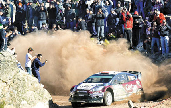 Los tres Fiesta WRC del Ford Qatar M-Sport Team fueron cuarto, quinto y séptimo en Córdoba.