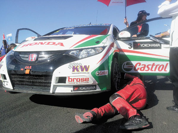Castrol es sponsor oficial del equipo de Honda de WTCC.
