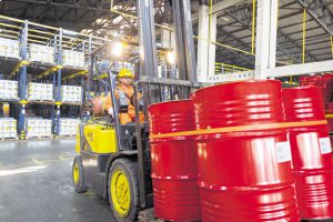 Lubricación de autoelevadores
