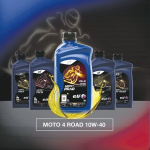 Un producto para el cuidado de tu moto ELF Moto 4 Road 10W-40